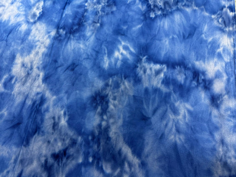 Fleece - Tie Dye - Blue