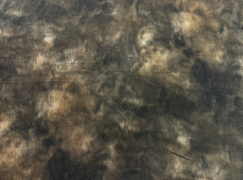 Fleece - Tie Dye - Brown