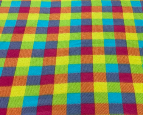 Fleece - Happy Plaid
