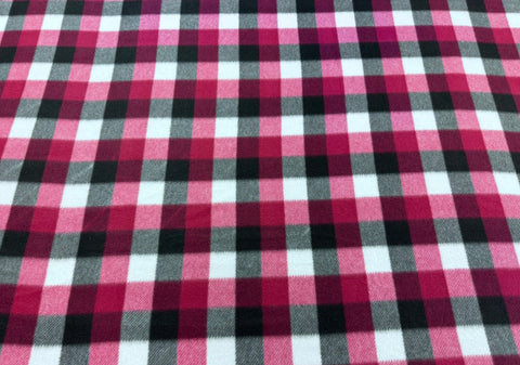 Fleece - Cabin Plaid