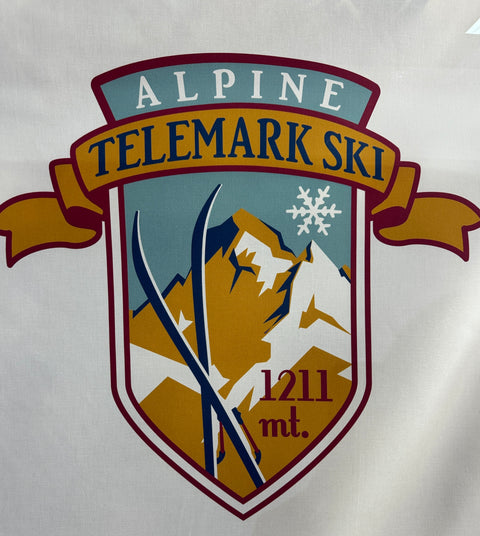 Off-Piste Alpine Medallion - Cotton
