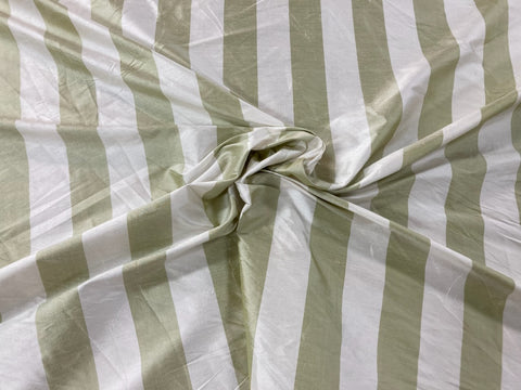 Silk - Light Green Stripe
