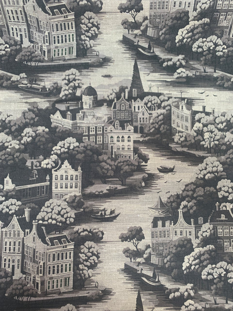 Amsterdam Toile Storm - Linen