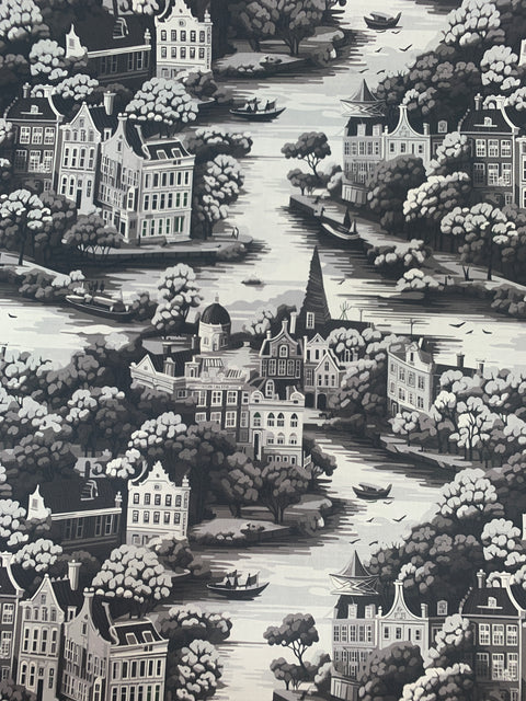 Amsterdam Toile Storm - Cotton