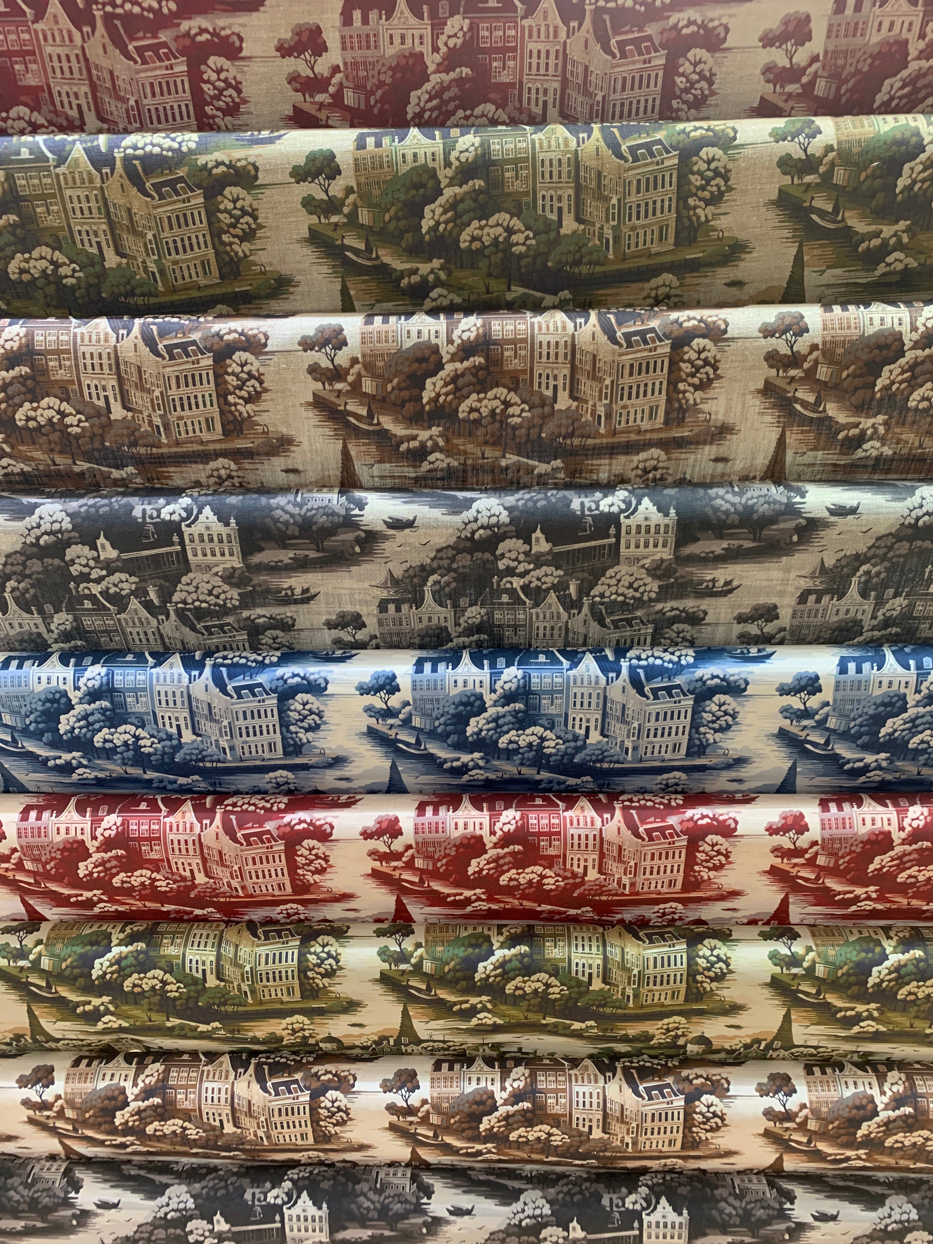 Dutch Toile Pattern Unveiling Amsterdam Toile: Our Newest Fabric Collection – Design ...