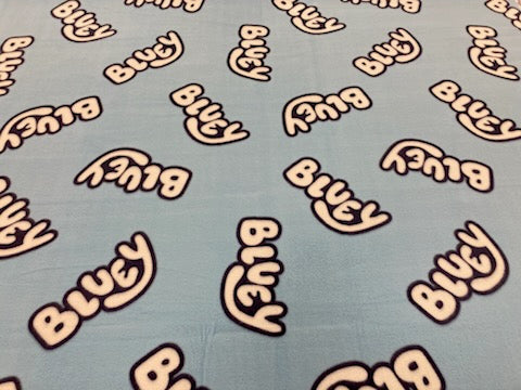 Bluey Words Fleece