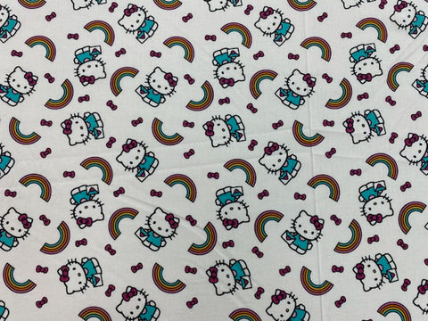 Hello Kitty Rainbow Quilting Cotton