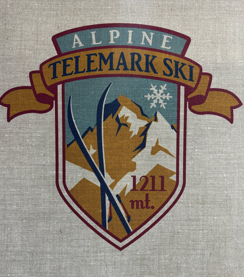 Off-Piste Alpine Medallion - Linen