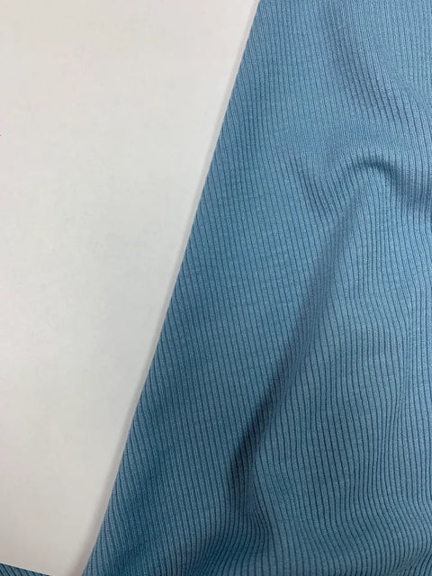 Knit - Blue Thin Rib